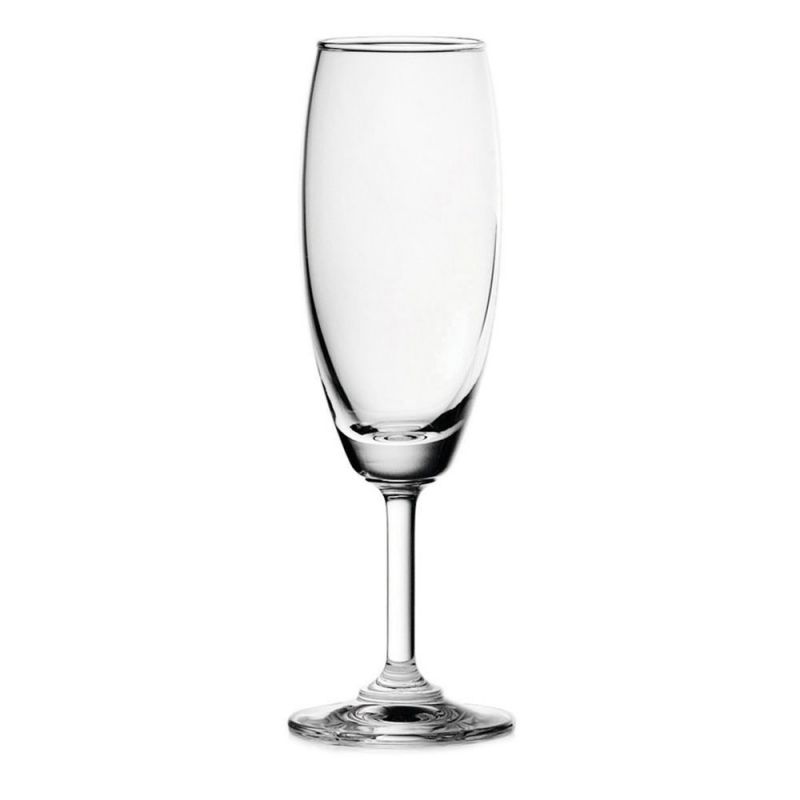 Ocean Glass Classic Rolled Edge Champagne Flute – 6.5 oz, 6/Case