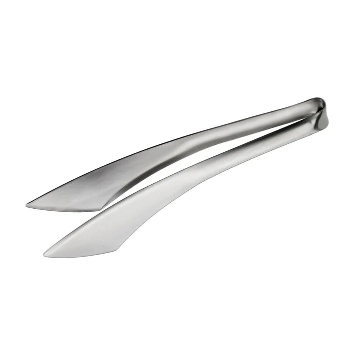 Winco STH-8 8-1/2" Heavy-Duty 18/8 Stainless Steel Squeeze-Style Serving Tongs