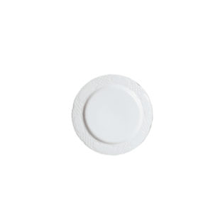 Porvasal Augusta Bread Plate, 6.3" dia., round, bright white, porcelain, 6/Case image 0