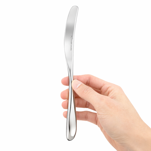 Clearance Studio William Olive Mirror Butter Knife – 6.8" 18/10 Stainless Steel, 4.5mm Gauge, Restaurant Flatware, 12/Case