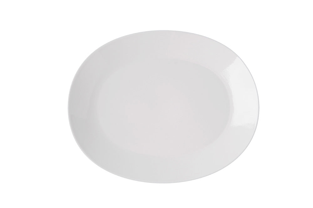 MCIC Fine Lines 9.75 inch Oval Plate, 6/Case image 0