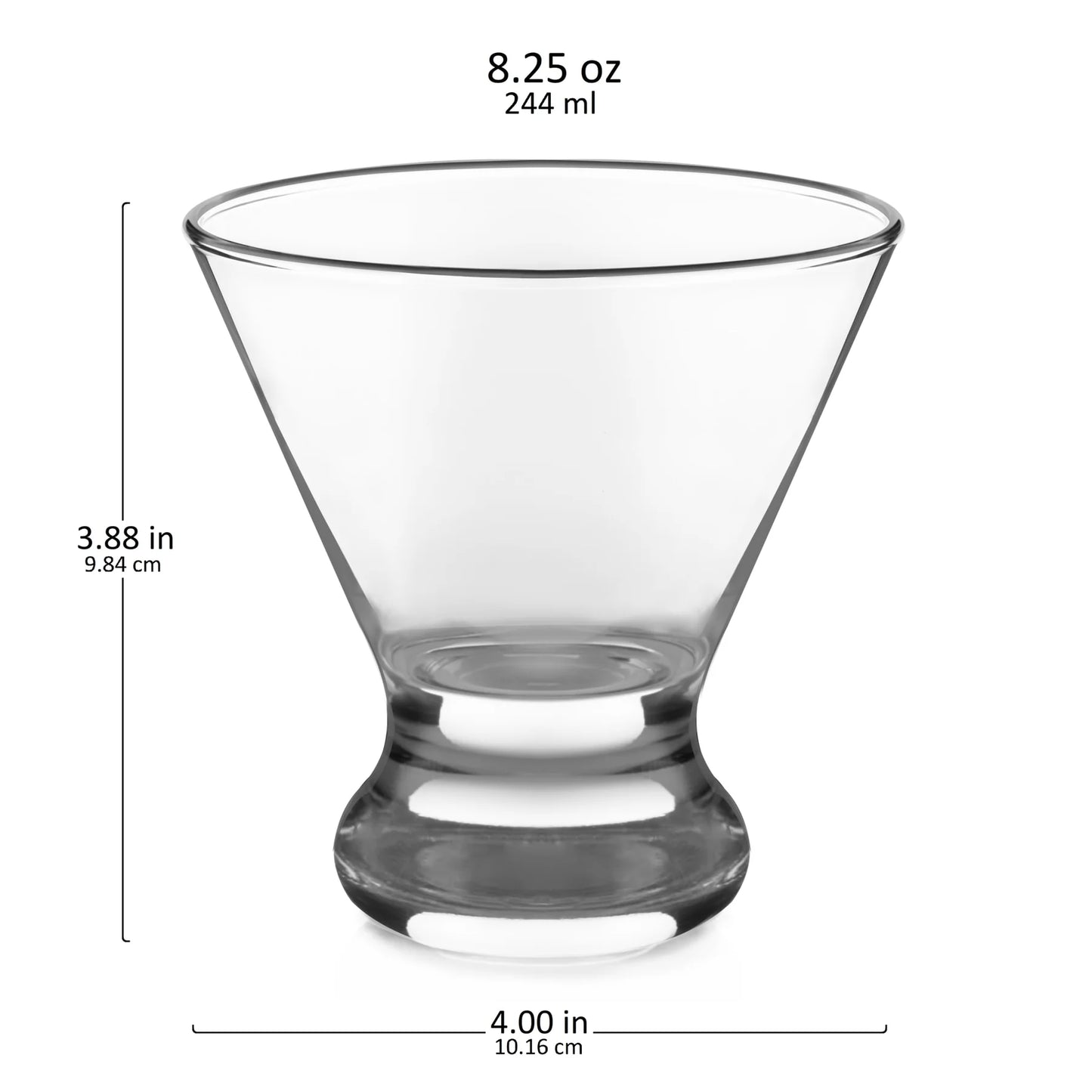 Libbey 400 Cosmopolitan Glass – 8.25 oz, 12/Case