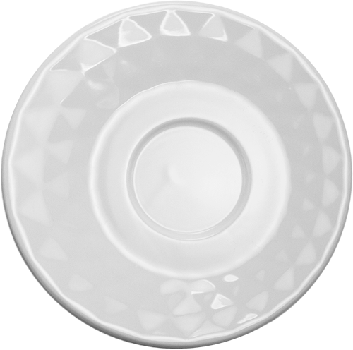 MCIC Diamond 5.5 inch Espresso Saucer, 6/Case image 0