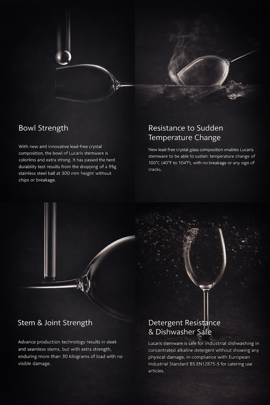 12 oz Lucaris Hi ball, 6/Case