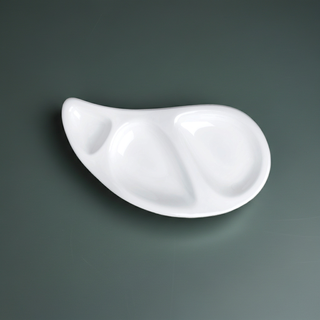 Accessories 11.7 inch 3-Section Tray, 6/Case
