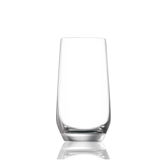 Lucaris Hong Kong Hip Long Drink Glass – Titanium Crystal, 15.5 oz, 24/Case