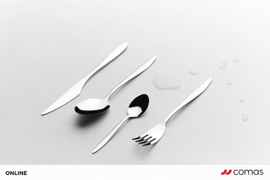 Comas Online 7.5" 18/10 Stainless Steel Dessert Spoon, 12/Case