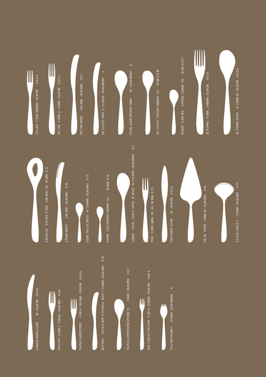 Clearance Studio William Olive Mirror Fish Fork – 7.4" (188mm) 18/10 Stainless Steel, 4.5mm Gauge, Commercial Flatware, 12/Case