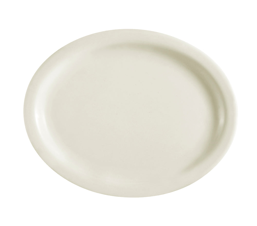 MCIC Chelsea 9.5" Oval Platter Narrow Rim, 24/case image 0