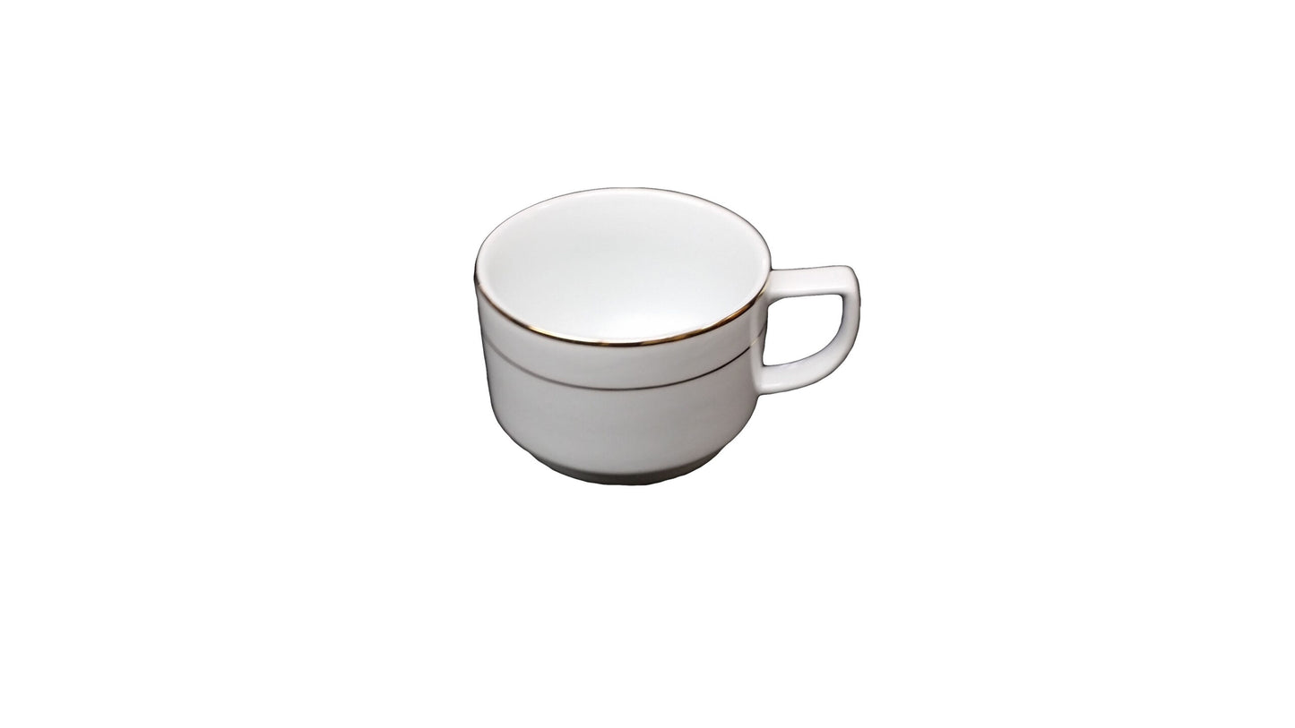 Premier 8oz Cup with Gold Line image 0