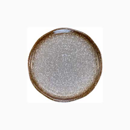 MCIC Brownstone 10 inch Round Plate image 0