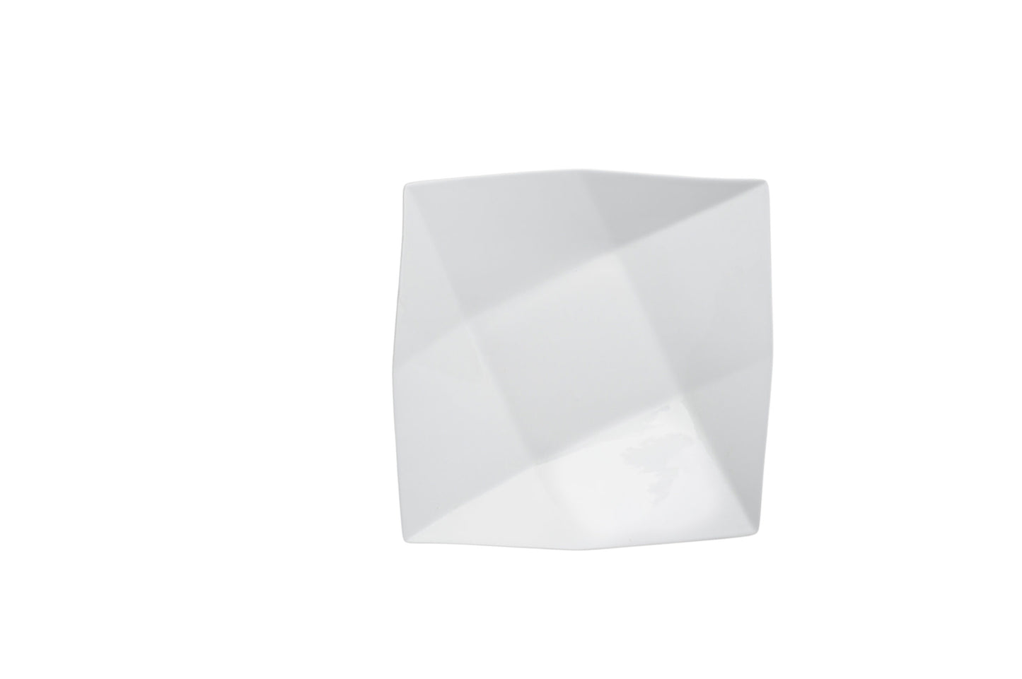 Specialty Plates 10.5 inch Paper Fold Square Plate image 0