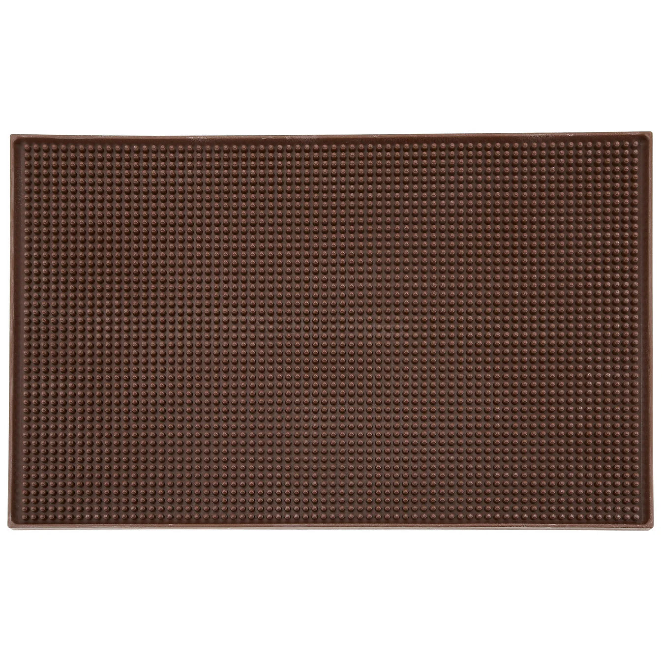 Winco Bar Service Mat, 18" x 12" - Brown