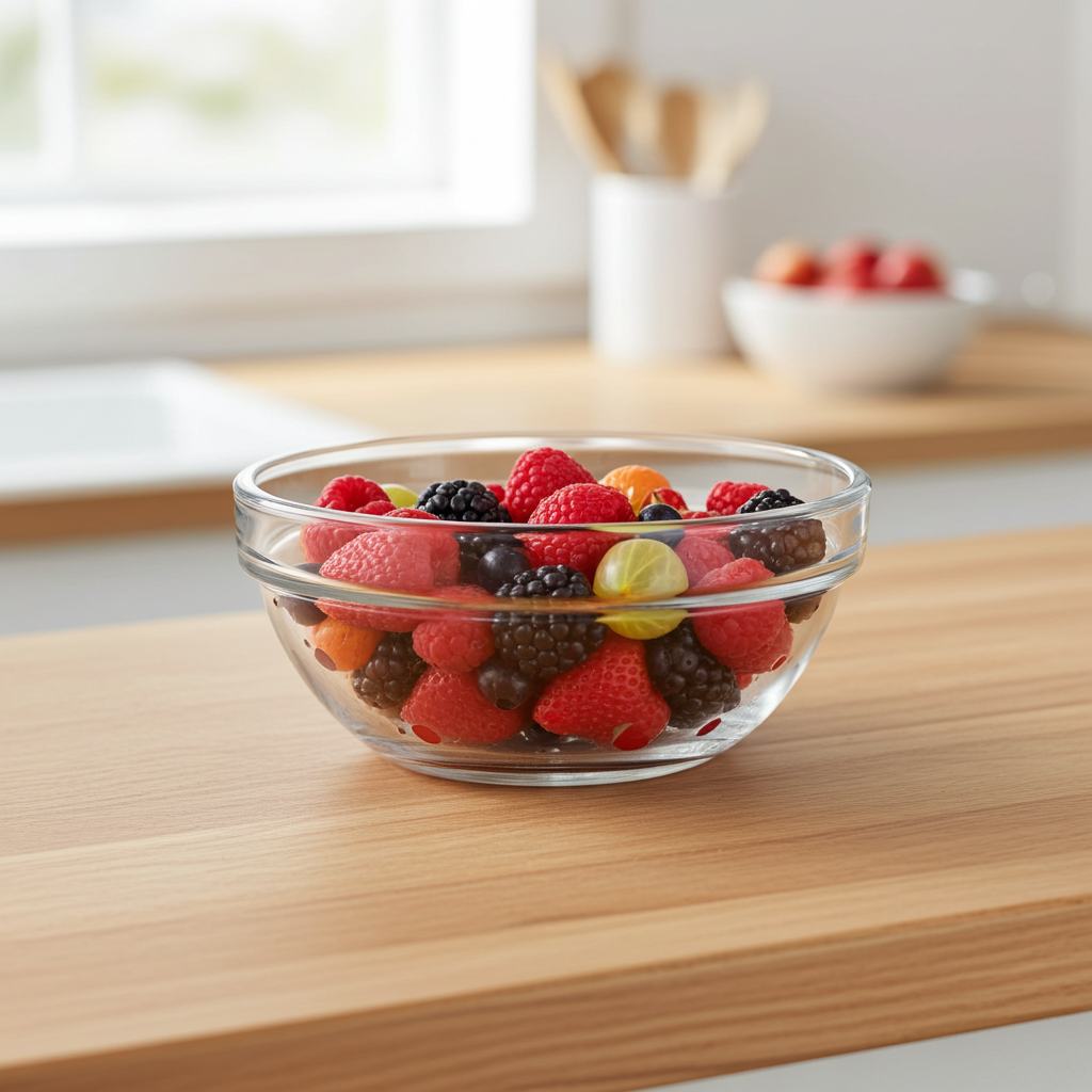 Ocean Glassware 5" Clear Soda-Lime Glass Stacking Bowl – 48/Case (Clearance)