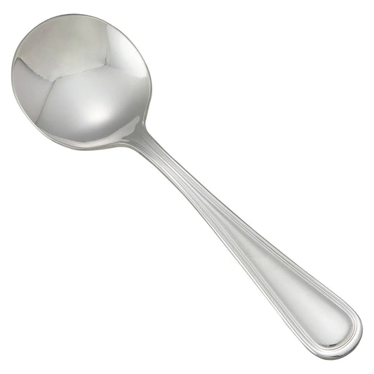 Winco Continental Bouillon Spoon 5.88", 18/0 Extra Heavyweight