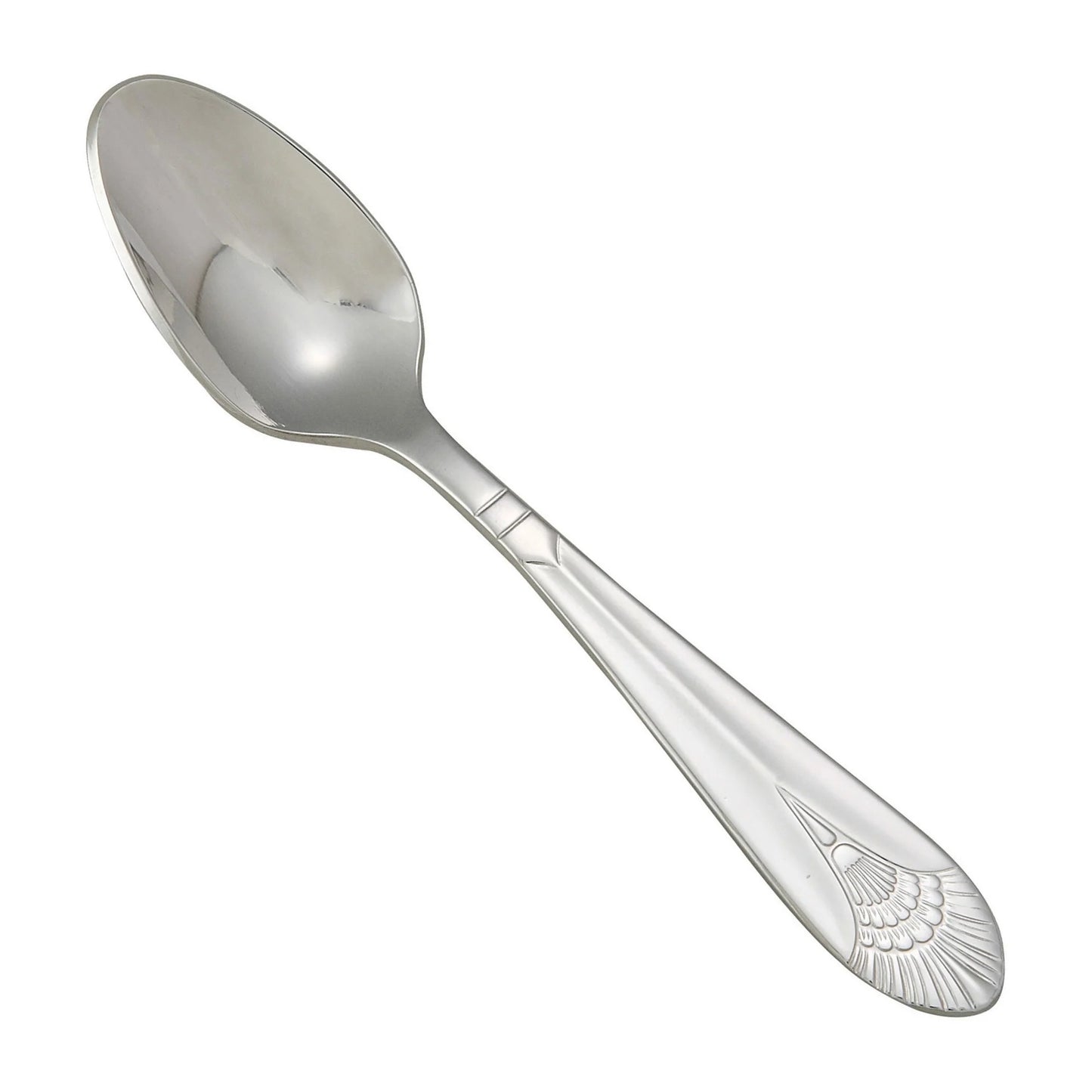 Winco Peacock Demitasse Spoon, 18/8 Extra Heavyweight