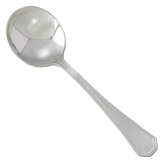 Winco Victoria Bouillon Spoon , 18/8 Extra Heavyweight