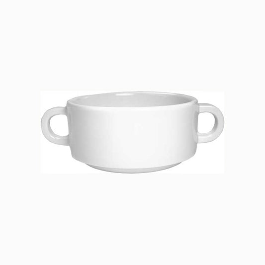 MCIC White Melamine 4 inch Soup bowls, 6/Case image 0
