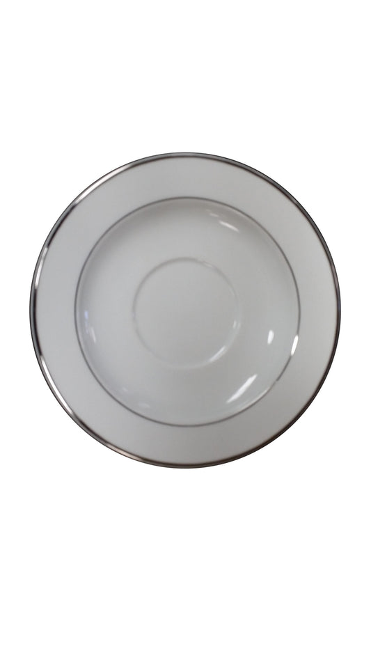 MCIC Premier 6" Saucer with Platinum Line, 6/Case image 0