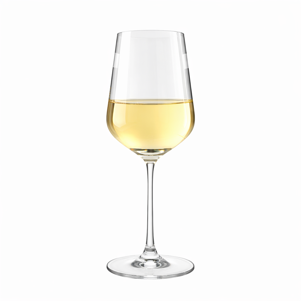 Lucaris Hong Kong Hip Chardonnay Wine Glass – 14.5 oz Titanium Crystal White Wine Glass, 6/Case