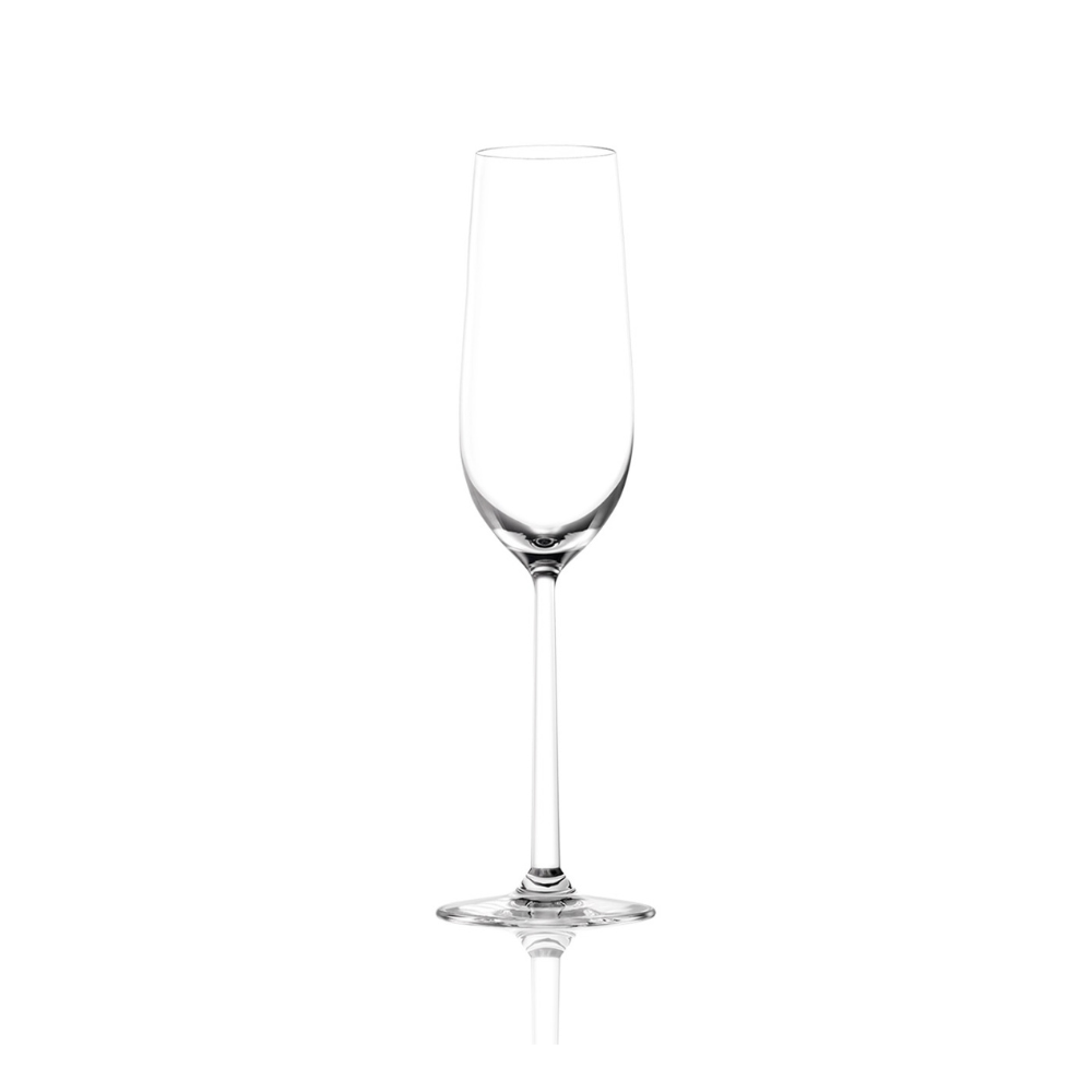 Lucaris Shanghai Soul 8.5 oz Titanium Crystal Champagne Flute Glass – 6/Case
