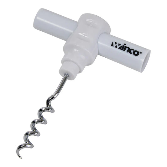 Winco CO-4DW 2-Piece Compact Pocket Corkscrew with Protective Sheath, White, 2/Pack