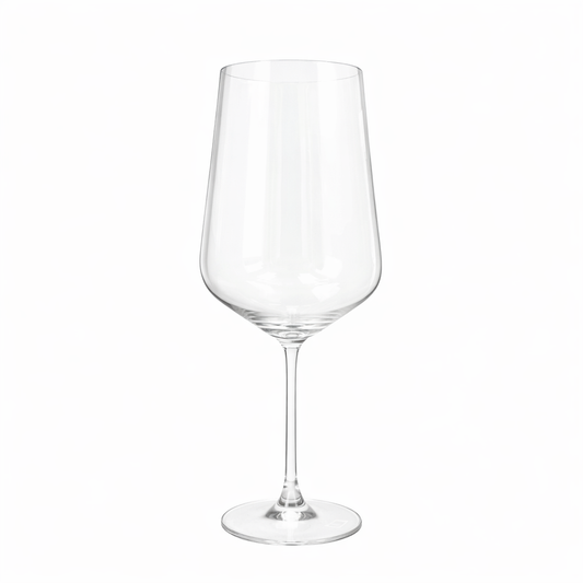 Lucaris Hong Kong Hip Bordeaux Wine Glass – 26 oz Titanium Crystal Red Wine Glass, 6/Case