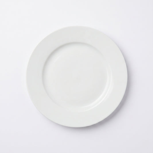MCIC Orleans 8" Round Porcelain Salad & Dessert Plate, Bone White, Whole case 36/Case