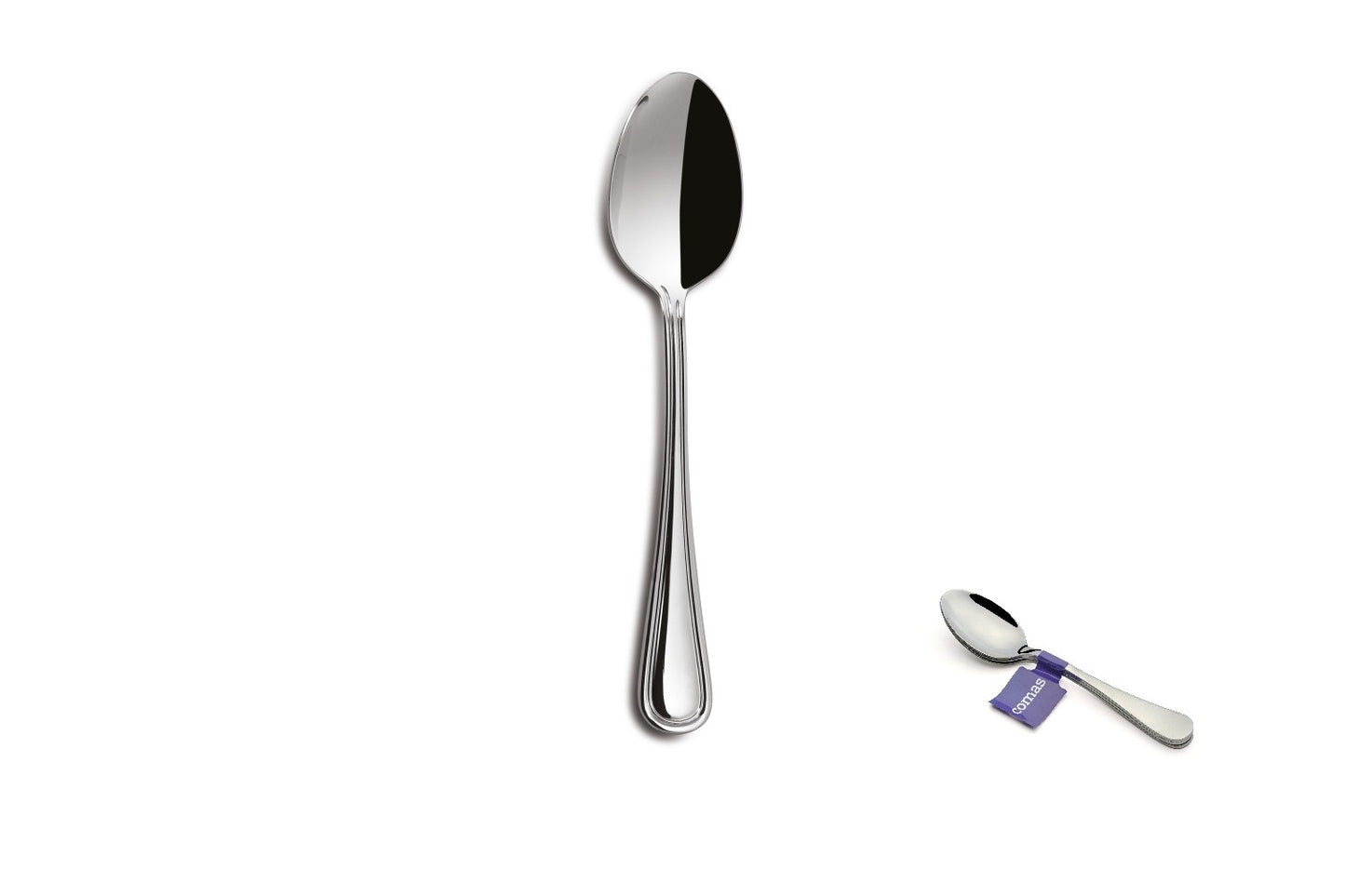 Comas Bilbao 4.5" 18/10 Stainless Steel Demitasse Spoon, 12/Case