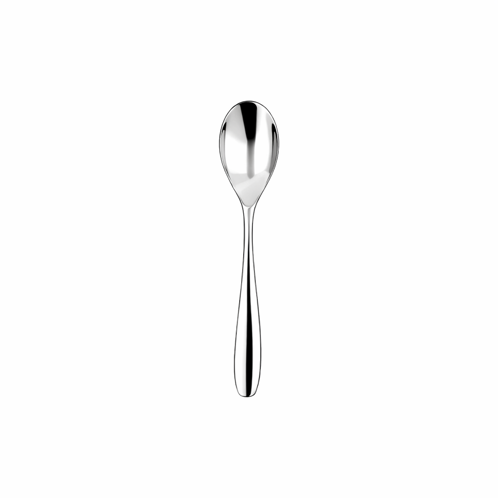 Clearance Studio William Olive Mirror English Teaspoon – 5.2" (132mm) 18/10 Stainless Steel, 4.5mm Gauge, Commercial Flatware, 12/Case