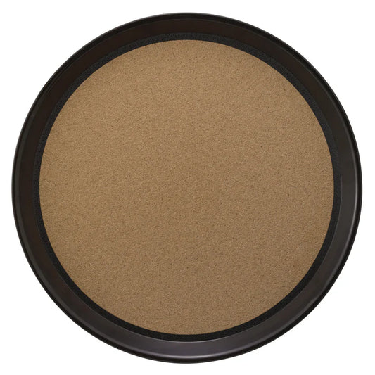 Winco TCK-14 14" Round Plastic Cork-Lined Bar Tray