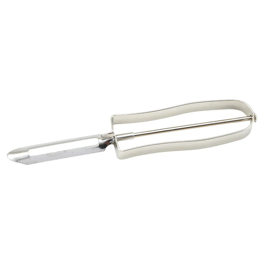 Winco VP-1 6" Vegetable Peeler, Nickel-Plated Handle, Straight Edge