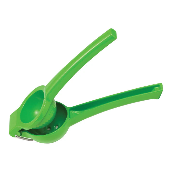 Winco LS-8G 2-1/2" Handheld Aluminum Citrus Squeezer, Green Enamel