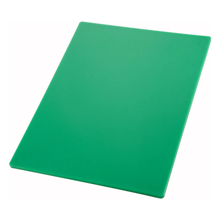 Winco CBGR-1520 15" x 20" Green HACCP Color-Coded Cutting Board, NSF, BPA-Free