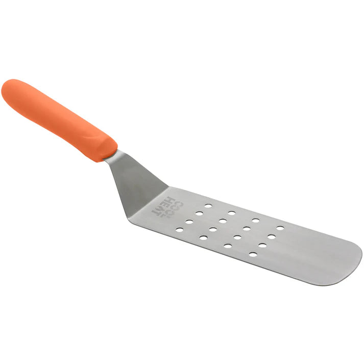Winco Cool Heat TNH-91 8-1/4" x 2-7/8" Perforated High-Heat Flexible Offset Turner