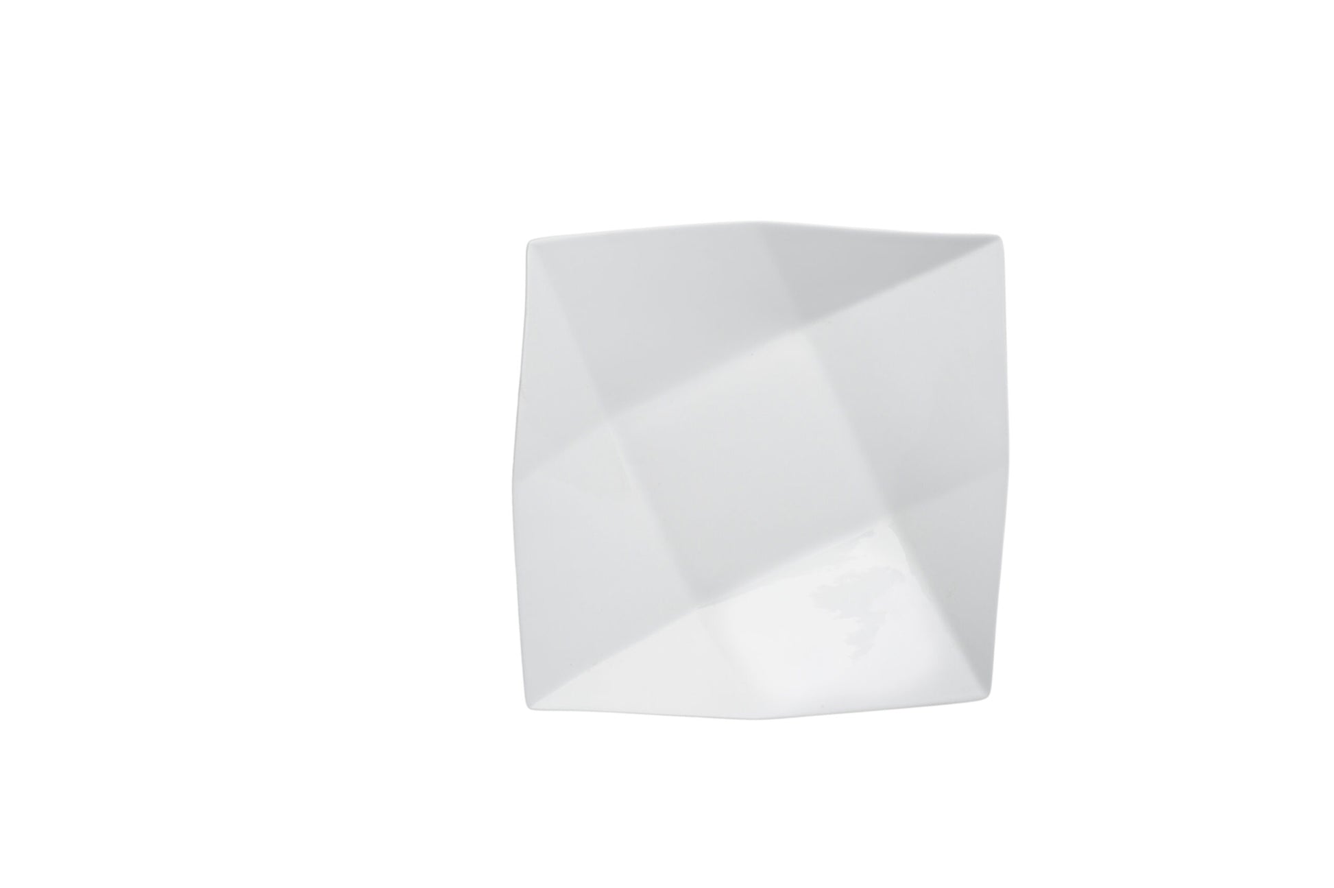 MCIC Specialty Plates 10.5 inch Paper Fold Square Plate, 6/Case image 0