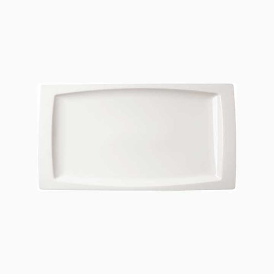 Gondola Porvasal Tray, 11" x 5.9", rectangle, bright white, porcelain, Gondola image 0
