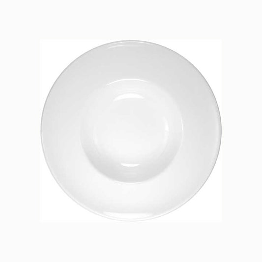 White Melamine 9.5 inch Soup Plate image 0