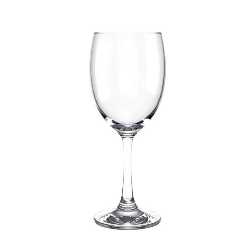 Ocean Glass Duchess Rolled Edge Wine Goblet – 12 oz, 6/Case