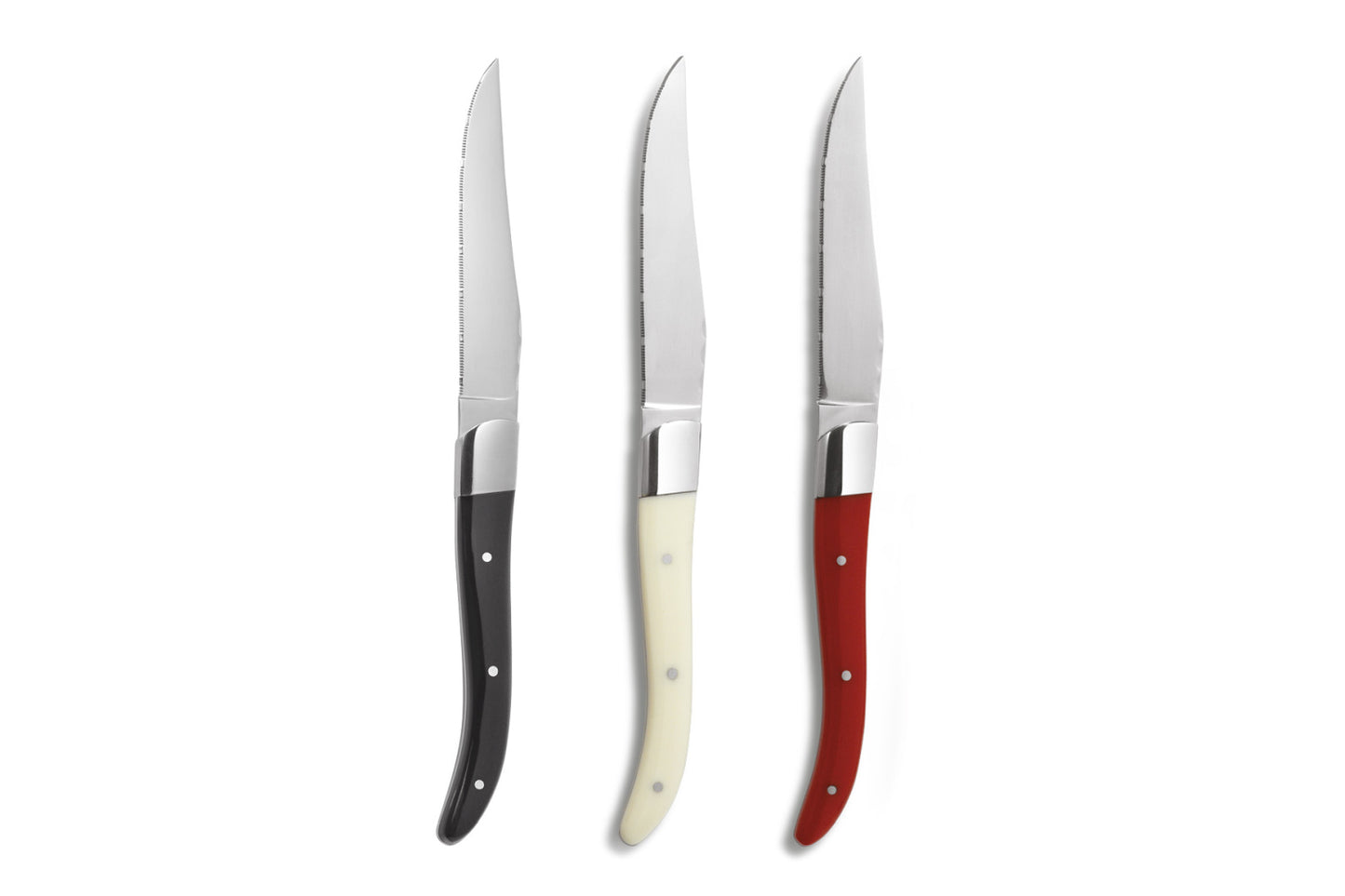 Comas ACR Black 8.9" Stainless Steel Steak Knife, PVD Black Finish, 12/Case