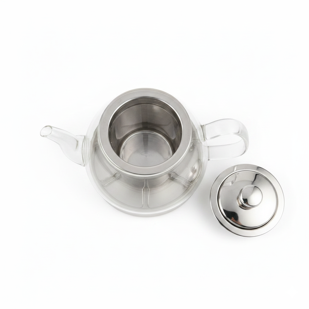 Oneida Borosilicate Glass Tea Kettle w/ Loose Leaf Tea Diffuser 33oz