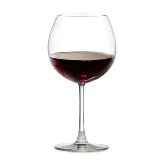 Ocean Glass Madison Sheer Rim Burgundy Wine Glass – 22 oz, 6/Case