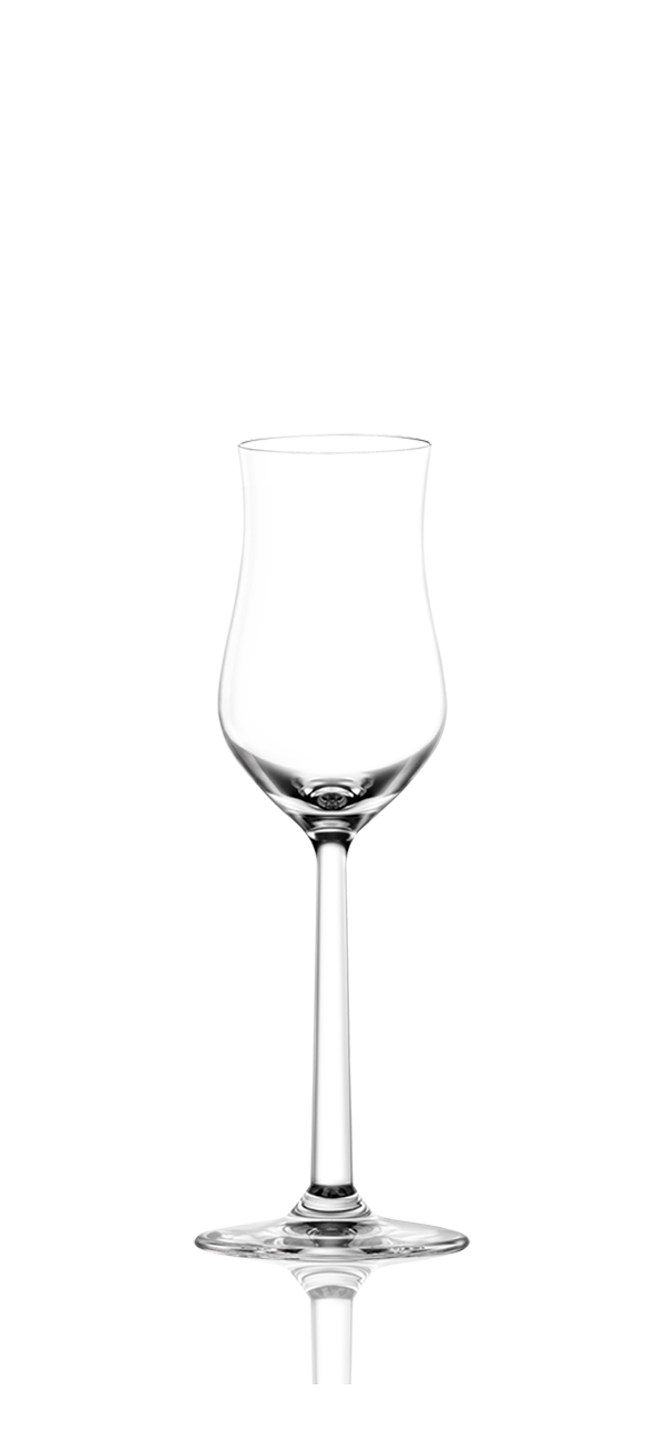 Lucaris Shanghai Soul Grappa Glass – Titanium Crystal, 4 oz, 24/Case