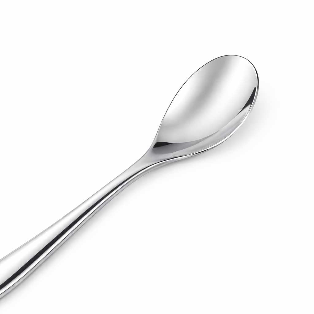 Clearance Studio William Olive Mirror Dessert Spoon – 7.4" (188mm) 18/10 Stainless Steel, 4.5mm Gauge, Commercial Flatware, 12/Case