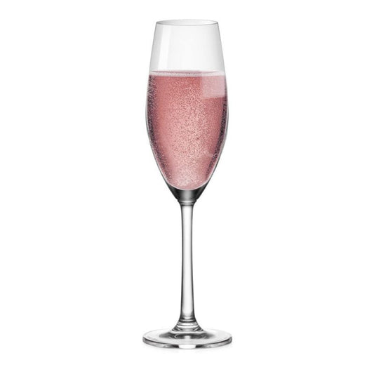 Ocean Glass Sante Sheer Rim Champagne Flute – 7.25 oz, 6/Case