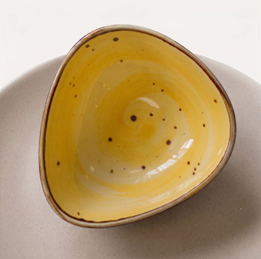MCIC Organic 4.75" Yellow Porcelain Small Bowl, 6 oz., 12/Case