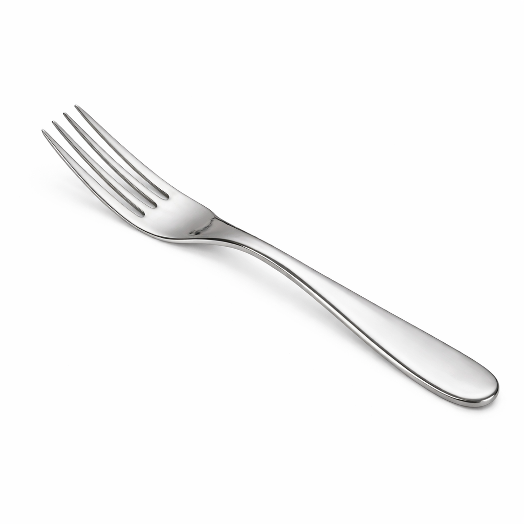 Studio William Olive Mirror Table Fork – 8.3" 18/10 Stainless Steel, 4.5mm Gauge, Commercial Flatware, 12/Case