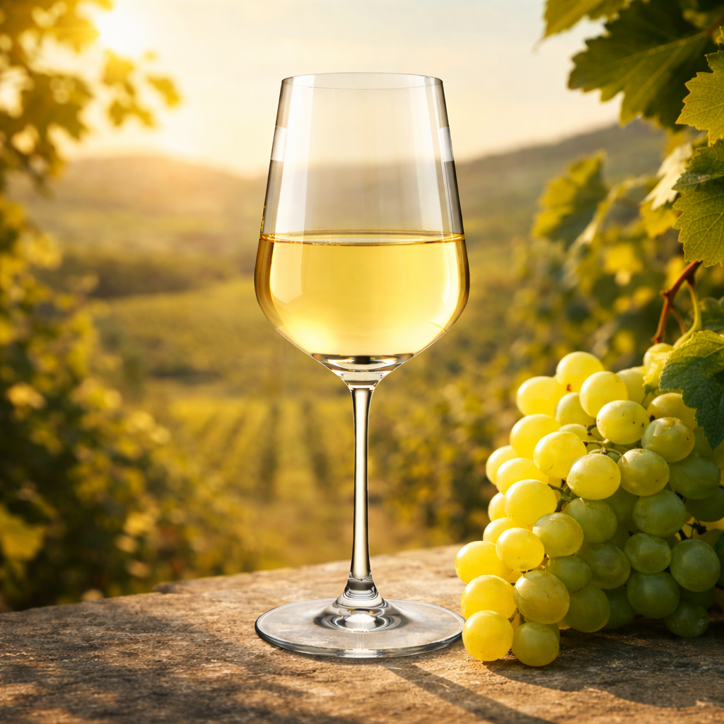 Lucaris Hong Kong Hip Chardonnay Wine Glass – 14.5 oz Titanium Crystal White Wine Glass, 6/Case
