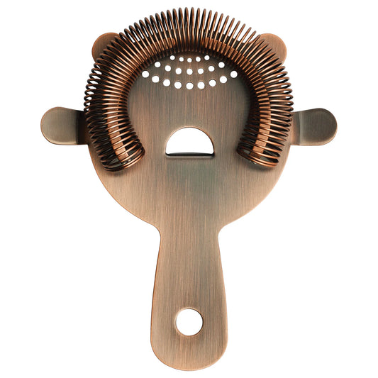 Winco After5 Hawthorne Strainer – Antique Copper, 18/8 Stainless Steel Bar Strainer