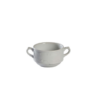 Augusta Porvasal Bouillon cup, 8oz, bright white, porcelain, 6/Case image 0